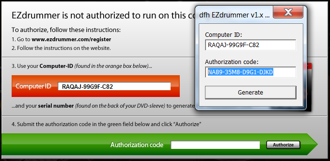authorize computer id