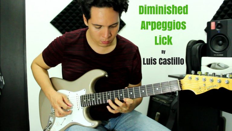Lick arpegios disminuidos/Guitar Lick diminished arpeggios Lick arpegios disminuidos/Guitar Lick diminished arpeggios