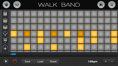 aplikasi android untuk membuat musik digital WALK BAND drum lagi