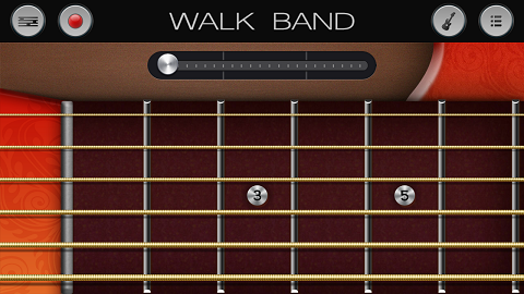 aplikasi android untuk membuat musik digital WALK BAND gitar akustik