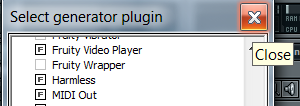close select generator plugin