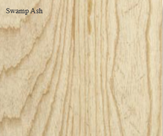 Jenis kayu untuk membuat gitar elektrik jenis Swamp Ash