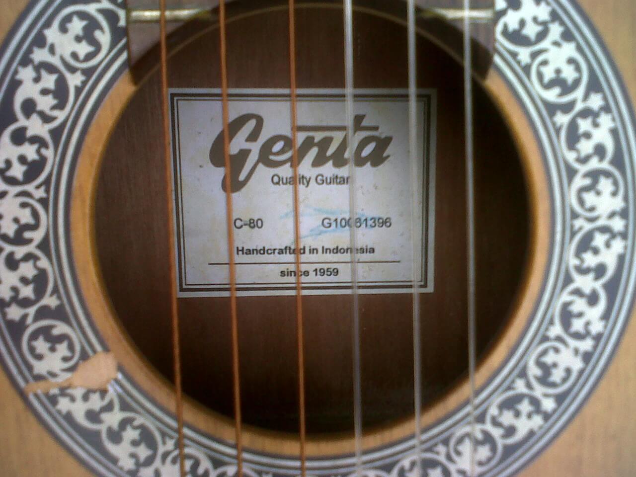 merek gitar buatan Indonesia Genta